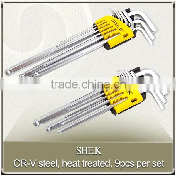 Stock Available Different Sizes CR-V Steel Hex Wrench