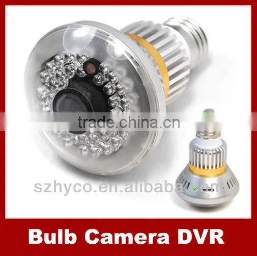Bulb CCTV Security DVR Camera
