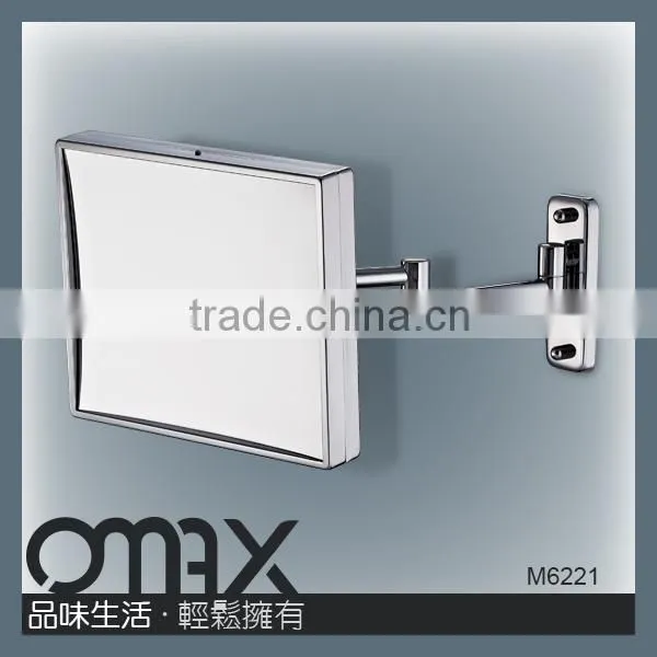 New Design Brass Rectangular Makeup Wallmounted Square Mirror
