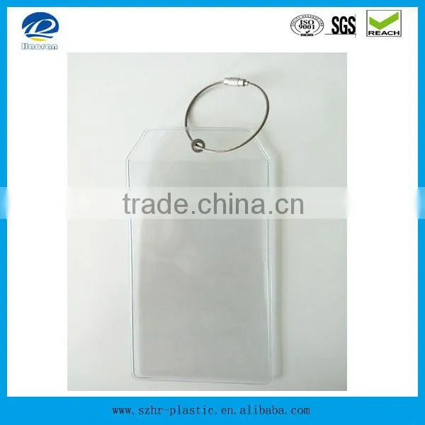 Plastic PVC Cruise Luggage Tag With Aluminum Rope China Supplier photo-2