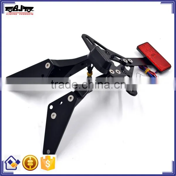 BJ-LPL-TMAX001 Motorbike Fashionable Popular Lisence Plate Bracket Black CNC Aluminum Tail Bracket for Yamaha T MAX 530 photo-2