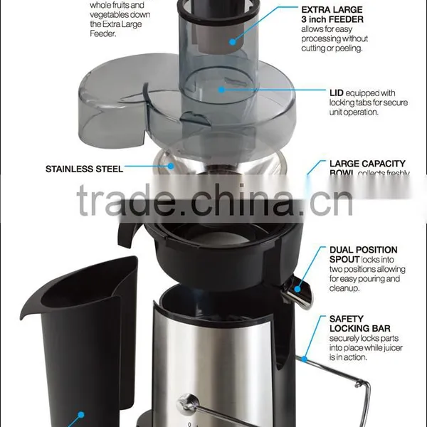 NEW RED 1000W Electric Power Juicer photo-6