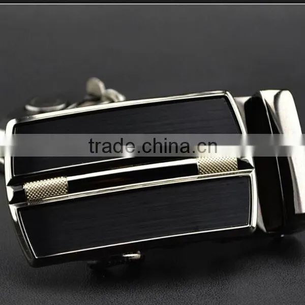 Men's Genuine Leather Belt With Auto Lock Buckle photo-4