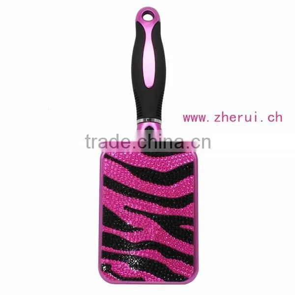 Bling Rhinestone Diamond Paddle Hair Brush
