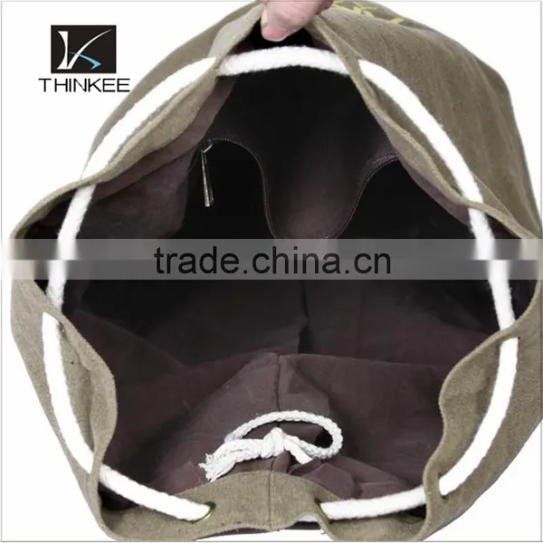 Bucket Type Drawstring Bags Bulk Capacity Drawstring Backpack photo-5
