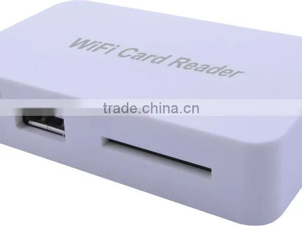 Portable Wireless Card Reader Support HDD/U Disk /SD/SDHC/SDXCup to 128GB