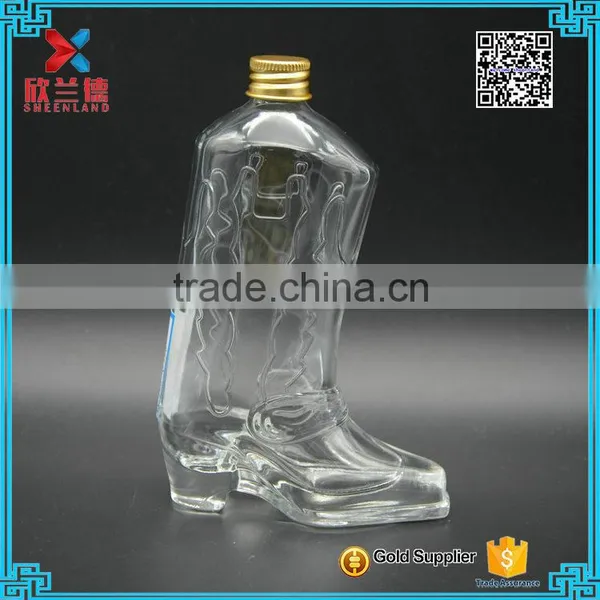 180ml Speical Design Glass High Heels Bottle/Unique Fancy Wine Bottle photo-4