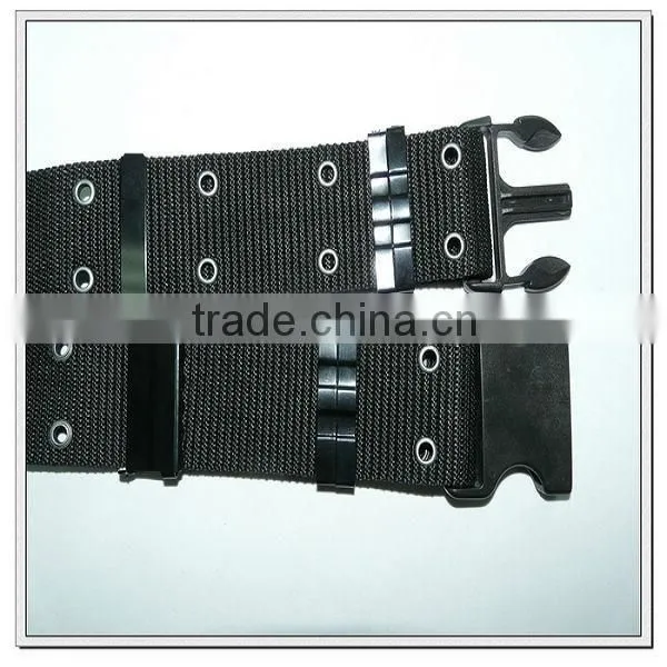 57mm Black Polypropylene Belts With Plasitc Buckle for Army Use photo-5