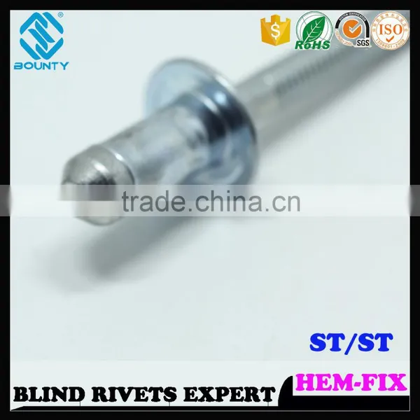 HIGH QUALITY HOT SELLING FACTORY HIGH STRENGTH HEM TYPE BLIND RIVETS FOR AUTOMOTIVE photo-3