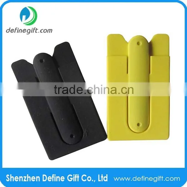 Smart Wallet Cellphone Silicone Combo Card Holder and Stand photo-2