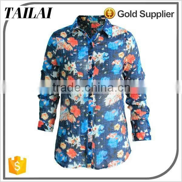 China Suppliers New Fashion Elegant Chiffon Shirt