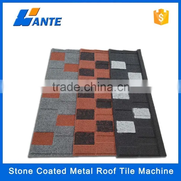 2016 New Design Zinc Plate Colorful Stone Coated Metal Roofing Tile photo-2