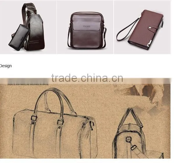 2015 New Shoulder Bag Leather Messenger Bag Simple Fashion Pure Leather Business Casual Man Bag photo-4