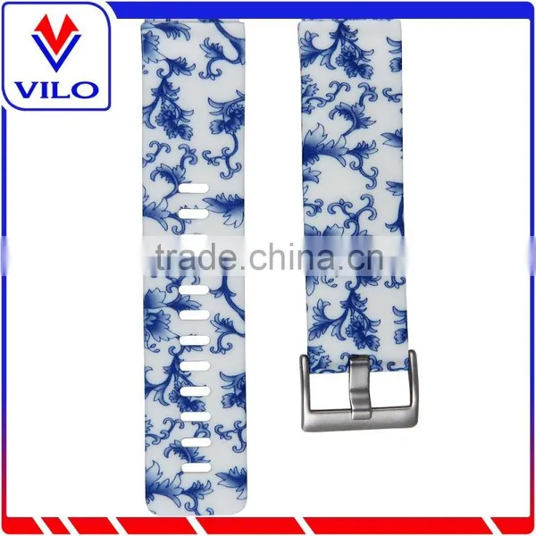 For Fitbit Blaze Replacement Wrist Band, Silicone Watch Strap Adjustbable Rubber Wrist Band for Fitbit Blaze photo-3