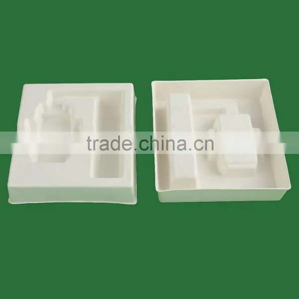 New Hot Sales SGS Sustainable Paper Pulp Packaging,unbleached Insert Pulp Moulding Packaging photo-5