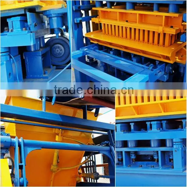 Power Step Vibration Brick Making Machine QT4-15 Hydraulic Block Machine Equipment for the Production photo-4