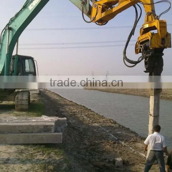 High Quality New Custom-made Colour Hydraulic Vibratory Hammer (used Together With an Excavator 30-40 Tons) photo-3