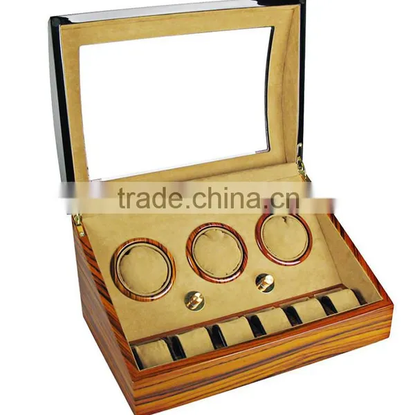 Beautiful Design Custom Printing Wooden Watch Winder Box photo-3