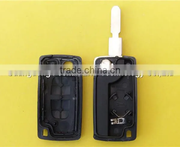 Auto Folding Flip 2 Button Remote Key Blank Shell Case for Peugeot 406 Wholesale photo-5