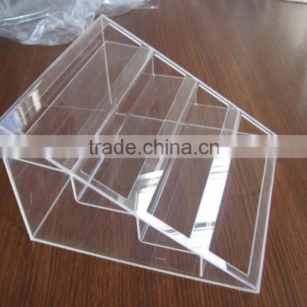 4 Tiers Acrylic Nail Polish Displays Rack, Acrylic Cosmetic Display Stand photo-3