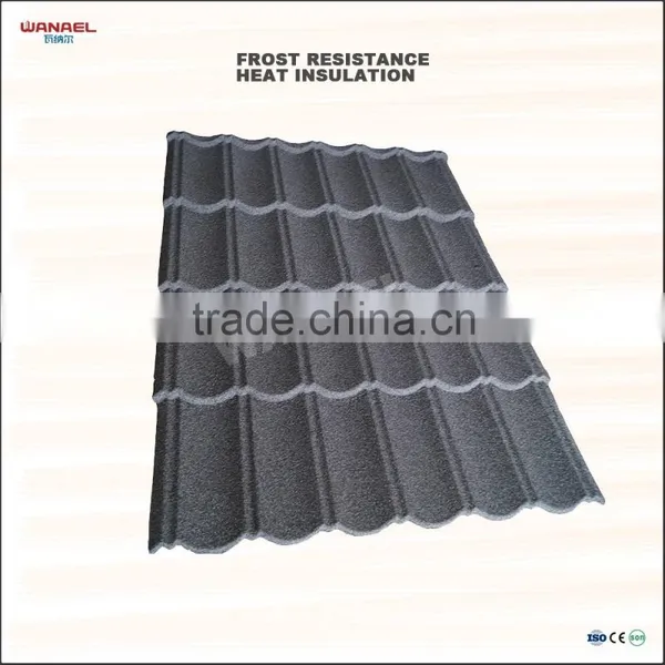 Stone Coated Metal Steel Roofing Material Thermal Insulation Roof Tiles photo-5