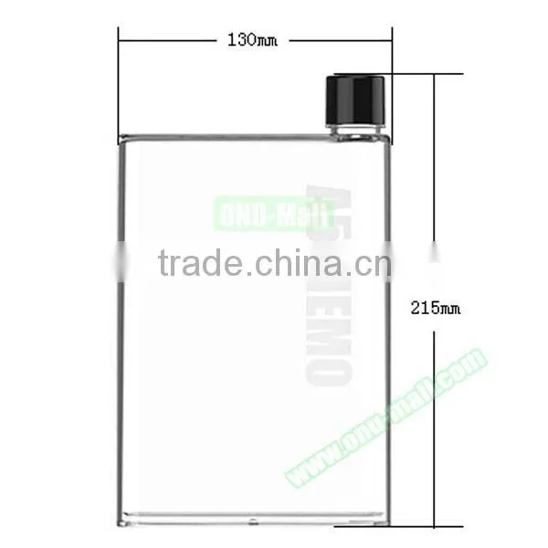 BPA Free Mini A5 Memo Paper Bottle Memo Water Bottle Flat Memo Bottle Quality Choice photo-3