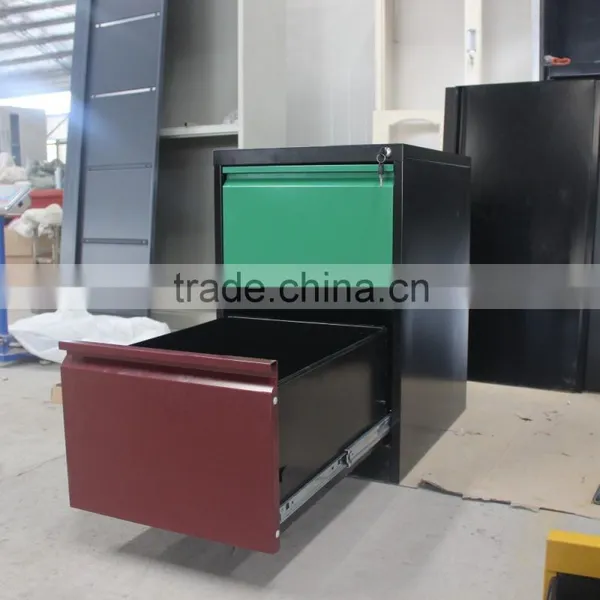 2 Drawer Different Color Steel Filing Cabinet Specifications photo-5