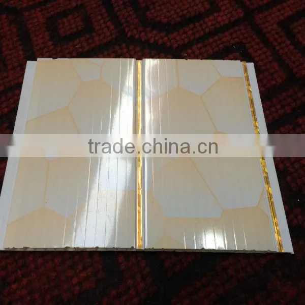 2016 New Soundproof Waterproof Easy Install Interior Walling Design Cheap Pvc Panels System Manufactured photo-4