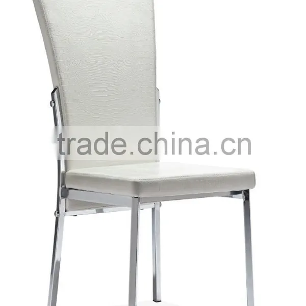 Z635-1 Used in Wedding Show Pure White Long Back Banquet Chair