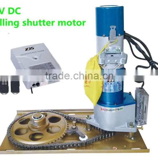 AC DC Gear Rolling Shutter Side Motor