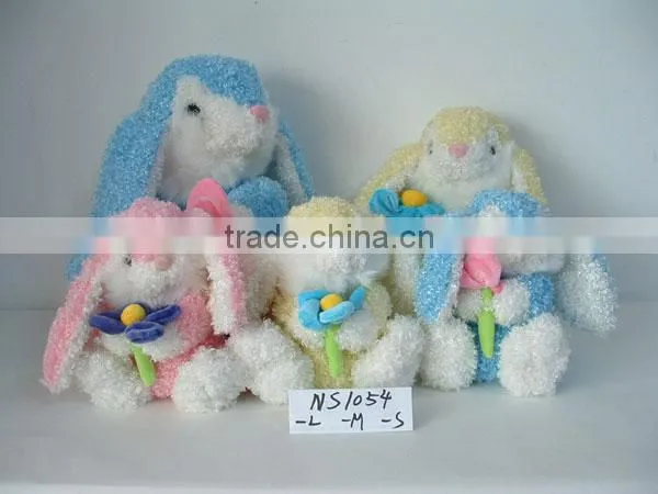 Lovely&beautiful Soft Stuffed Plush Valentine Rabbit With Bowknot for Valentine Festival photo-5