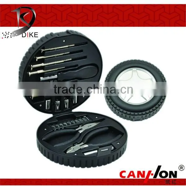 Ningbo Dike 24pcs Popular Promotional Household Tool Set, Home Repair Tool Box, Home Improvement Tool Kit