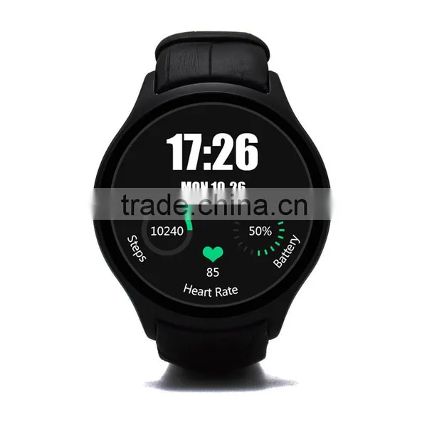 D5 1.3" 360x360 Android 4.4 OS 512MB + 4GB MTK6572 Smart Watch With SIM Wifi Bluetooth Heart Rate Smartwatch photo-3