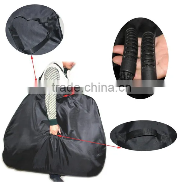 Bike Travel Bag High Quality Foldable Bicycle Transport Case Black Travel Bike Bag photo-3