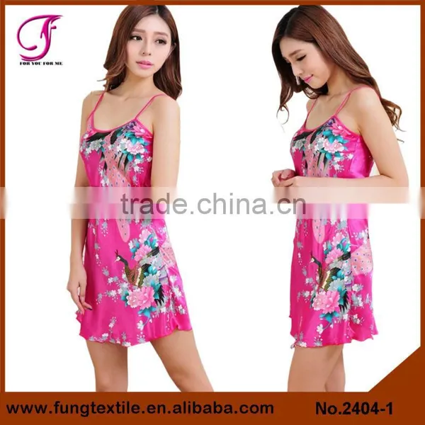 2404 New Women Two-piece Set Robe photo-3
