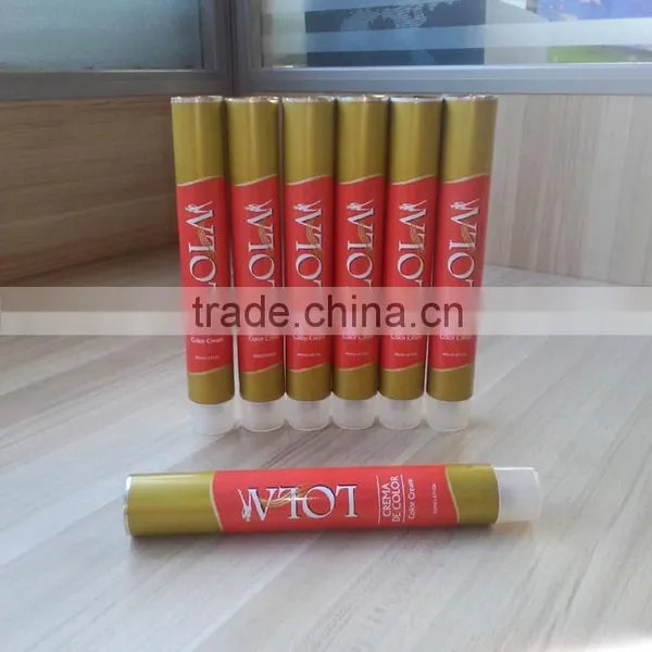 Factory Wholesale Aluminum Hair Color Cream Tubes China photo-2