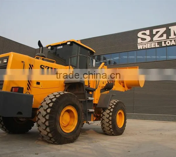 Heavy Construction Equipment 5 Ton SZM 956 ZL50 Chinese Wheel Loader With Hydraulic Transmission photo-3