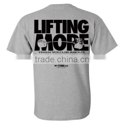 2016 Good Quality Promotional Custom Design Long Sleeeved Cheap Plain 160gram Cotton Fabric Tshirts photo-2