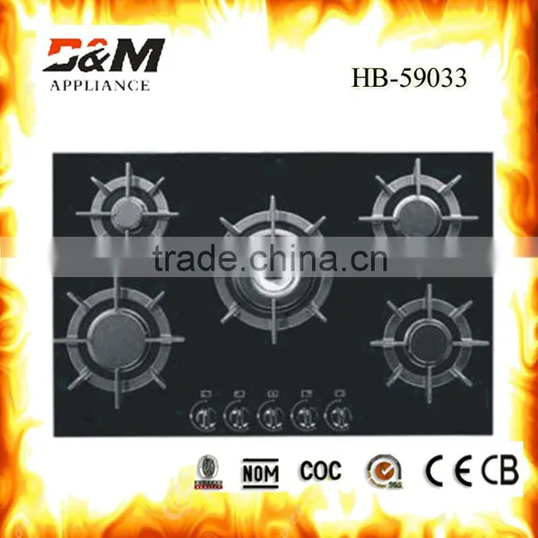 SS Top Nice Designed Gas Stove Hob With 5burners photo-6