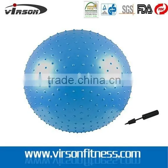 VST023 Ningbo Virson Design Hot Sell 75cm Yoga Balls With Pump photo-3