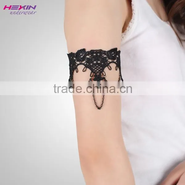 Gothic Lace Handmade Tassel Gothic Beads Drop Chain Bracelets photo-3