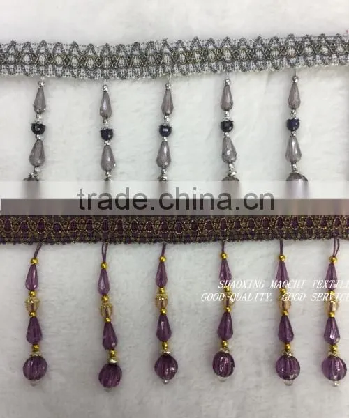 2015 New Design 13cm Long Crystal Curtain Lace, Shining Crystal, Accessories photo-4