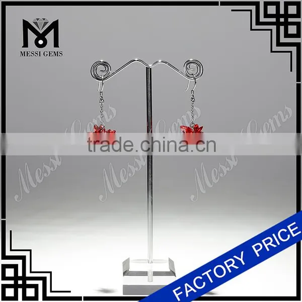 New Style Marquise cz Stone Cluster Flower Earrings in Hot Sellling