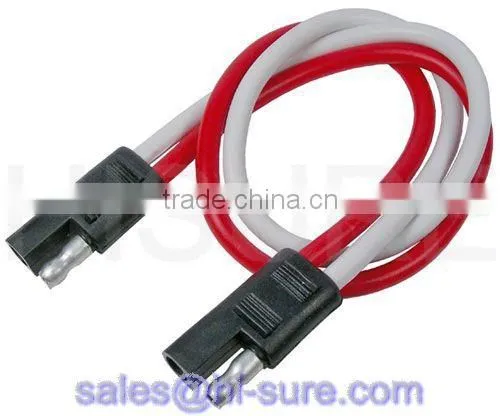 2 Pin Wire Connector, 2 Wire Flat Connector, 2 Pole Trailer Plug