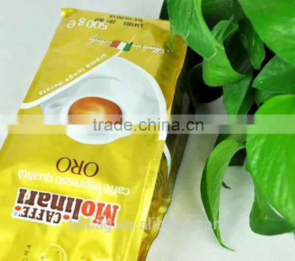 Gold Poly Coffee Bag With Valve photo-3