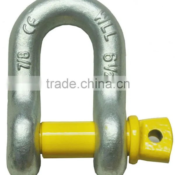 Drop Forged Hardware Alloy Steel/carbon Steel Lifting Hoist G210 D Shape Shackle(carbon Steel) photo-2