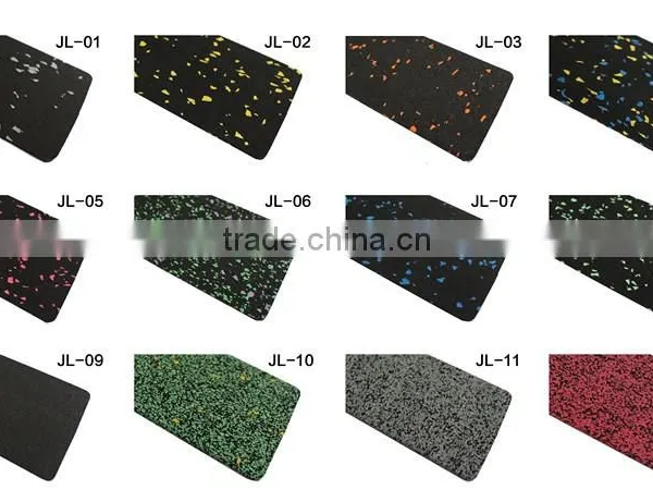 Anti-Slip Safty Fitness Rubber Floor Mat Rolls Function Flooring photo-6