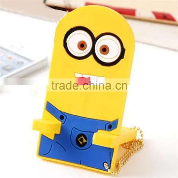 Accessories Cartoon Funny PVC Silicone Cell Phone Holder for Desk photo-5