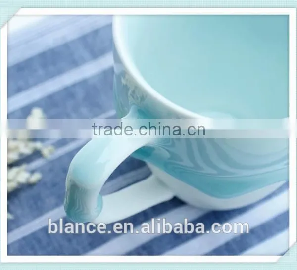 Ceramic Overflow Mug Melting Design Coffee Cup photo-3