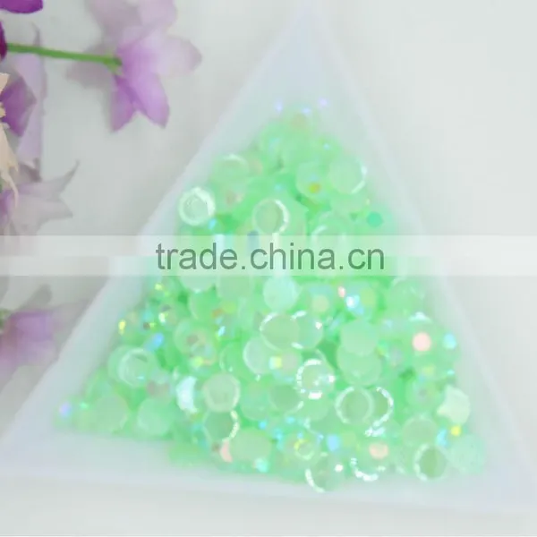 Flatback Acrylic Rhinestone Jelly ab Color Rhinestone 3mm for Phone Hair Clothes Shoes Decoration photo-5